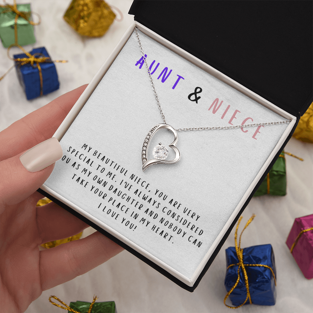 Nobody can take your place in my heart - Necklace For Niece
