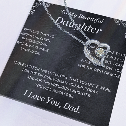 You will always be my little girl - Necklace for Daughter from Dad