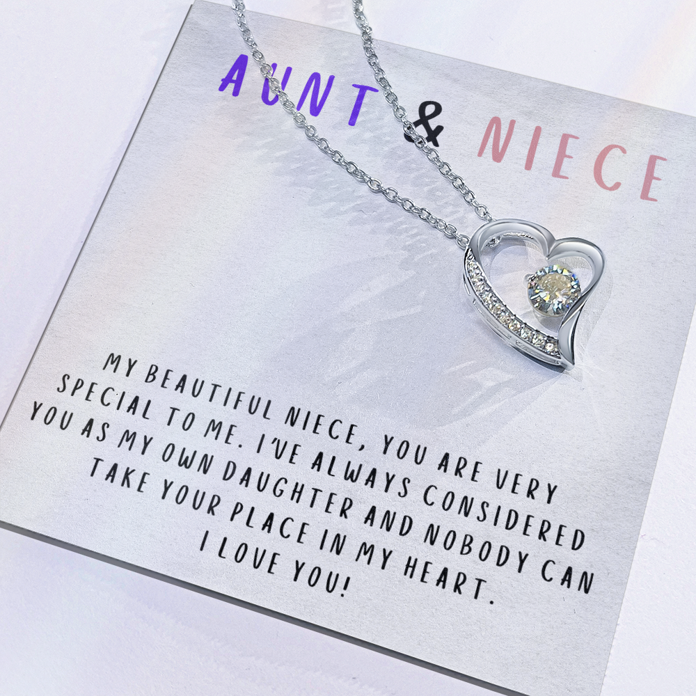 Nobody can take your place in my heart - Necklace For Niece