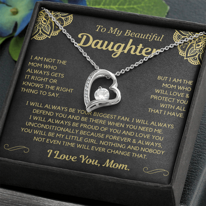 You will always be my little girl - Necklace for Daughter from Mom