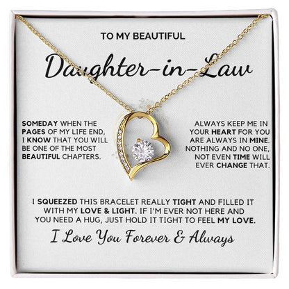 Always Keep Me In Your Heart - Necklace For Daughter-in-Law