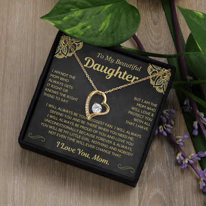 You will always be my little girl - Necklace for Daughter from Mom