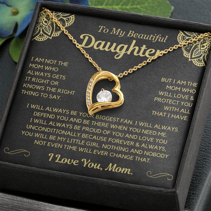 You will always be my little girl - Necklace for Daughter from Mom