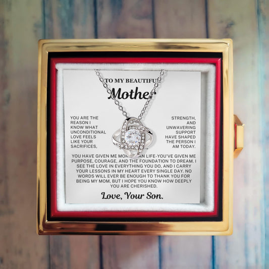 You have given me more than life - Necklace For Mom