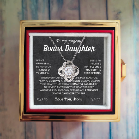 Straighten your crown - Necklace For Bonus Daughter
