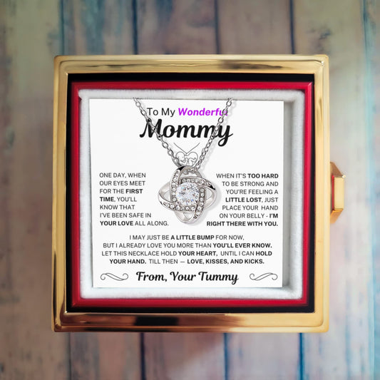 (Almost Sold Out) I Already Love Your More Than You'll Ever Know - Promise From The Bump Rose Necklace Set