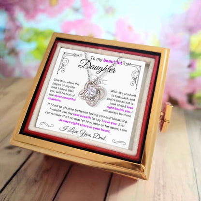 I would use my last breath to say I Love You - Necklace For Daughter
