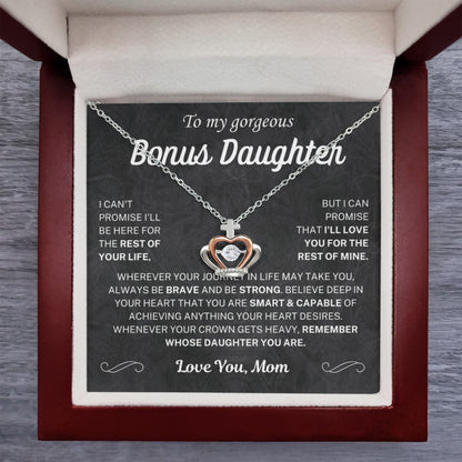 Straighten your crown - Necklace For Bonus Daughter
