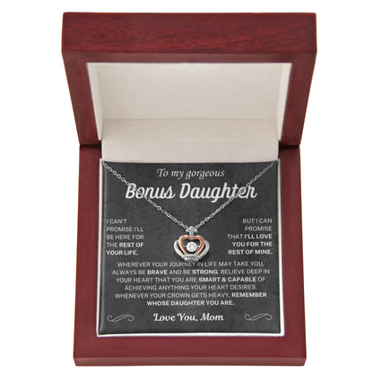 Straighten your crown - Necklace For Bonus Daughter