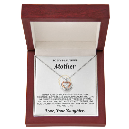 I cherish and love you for everything you are to me - Necklace For Mom
