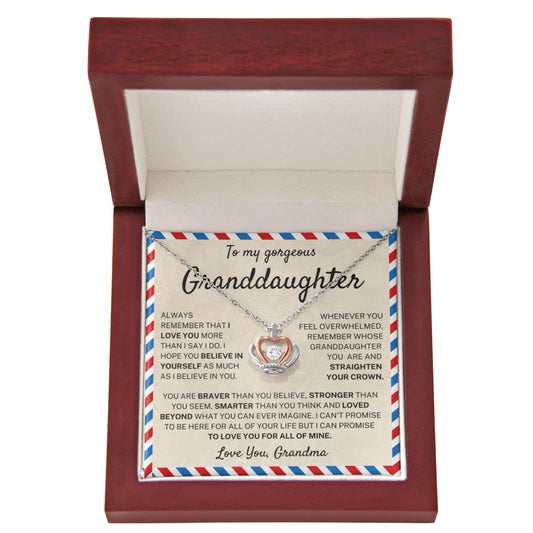 Straighten your crown -  Necklace For Granddaughter