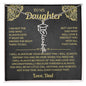 You will always be my little girl - Personalized Graduation Neckalce For Daughter