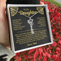 You will always be my little girl - Personalized Graduation Neckalce For Daughter