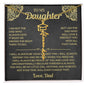 You will always be my little girl - Personalized Graduation Neckalce For Daughter