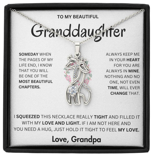 Keep me in your heart forever - Necklace For Granddaughter