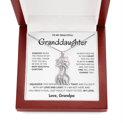 Keep me in your heart forever - Necklace For Granddaughter