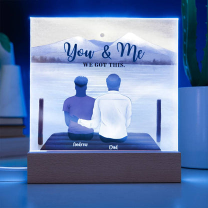 "You & Me, We Got This" Personalized Lamp