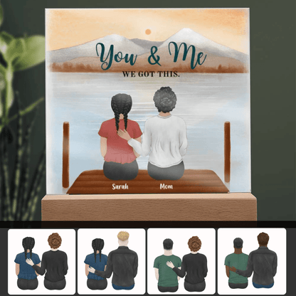 "You & Me, We Got This" Personalized Lamp