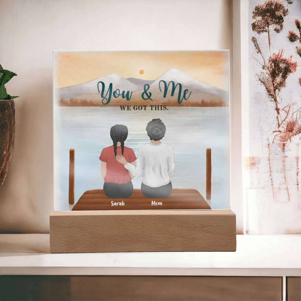 "You & Me, We Got This" Personalized Lamp